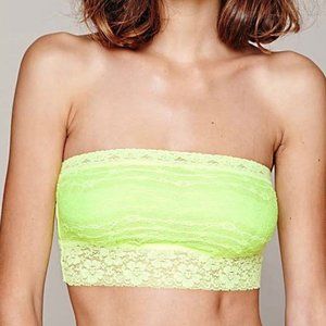 Free People Lace Bandeau Green